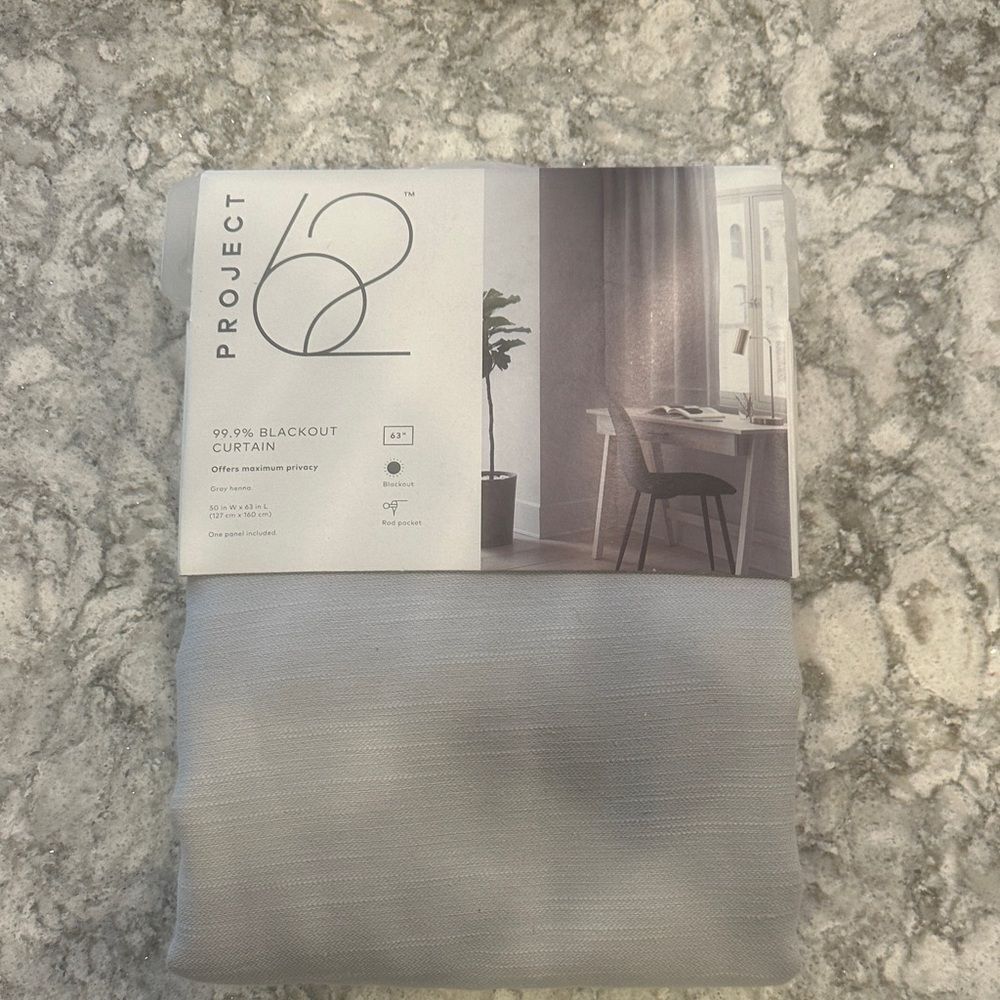 Project 62 Light Gray Blackout Curtain